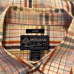 AMERICAN RAG LONG SLEEVES SHIRT SIZE L